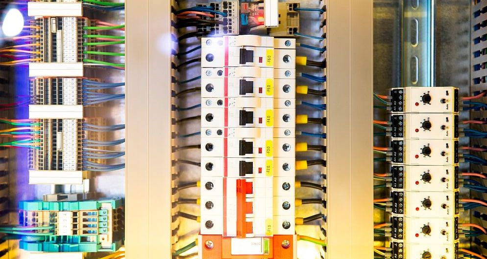 a fusebox on its side